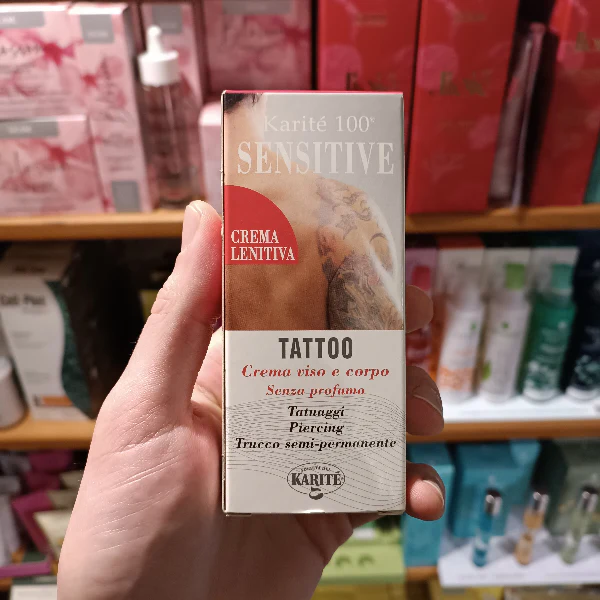 Karitè crema lenitiva post tatuaggio - Sensitive Tattoo