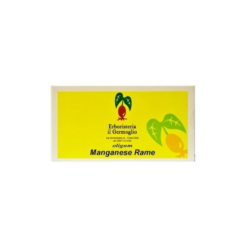 Manganese - Rame oligoelementi fiale Vitaoligum D2 - Erboristeria il Germoglio